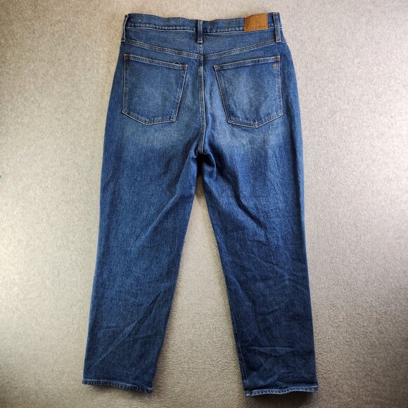Madewell Jeans Womens 32 Blue The Perfect Vintage Straight Mayfield Wash - Picture 15 of 16